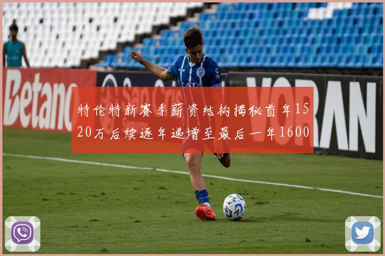 特伦特新赛季薪资结构揭秘首年1520万后续逐年递增至最后一年1600万